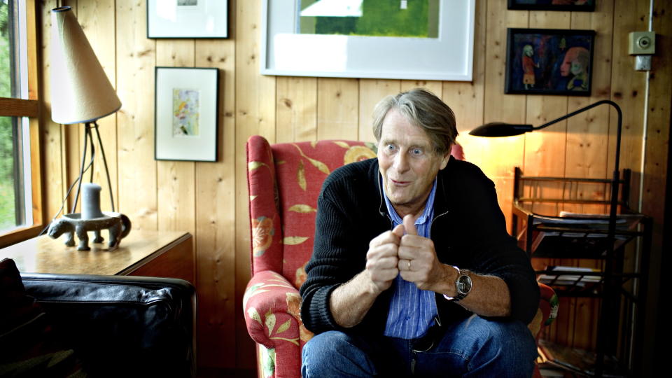 NYTELSE � LESE: Knut Faldbakken er blitt en dreven krimforfatter, som utmerker seg med spr�klig eleganse og lun humor. Foto: Lars Eivind Bones