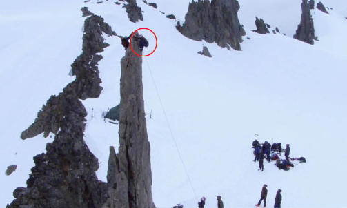 H�YT OPPE: B�e overvant angsten og nedkjempet tinden�la Bladet. Foto: TVNorge