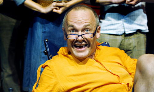 HAR ROLLE: Per Christian Ellefsen spiller nissejeger. FOTO: FRANK KARLSEN