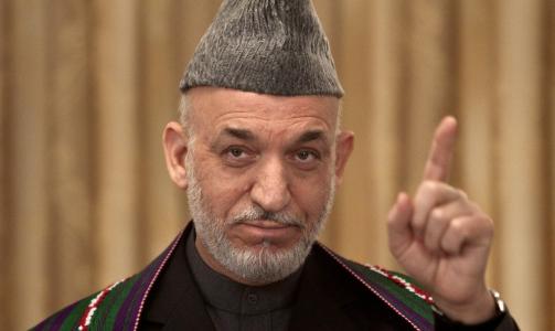 PRESIDENT: Afghanistans president Hamid Karzai er korrupt og har tvilsomme allierte i Afghanistan, mener Frankrikes utenriksminister Bernard Kouchner. Foto: REUTERS/Ahmad Masood/Scanpix