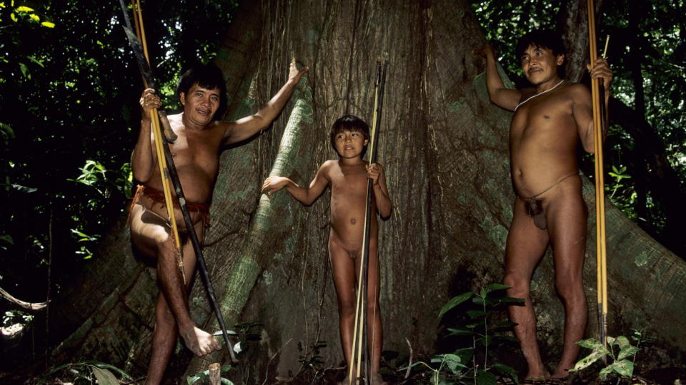 UTSATT:  Myndighetene i Venezuela bekrefter at svineinfluensaen har spredd seg til urbefolkningen i Amazonas. Yanomami-indianere er den st�rste gruppen indianere som fortsatt lever et tradisjonelt liv i regnskogen, p� grensa til Brasil. Foto: Arne N�vra / SCANPIX
