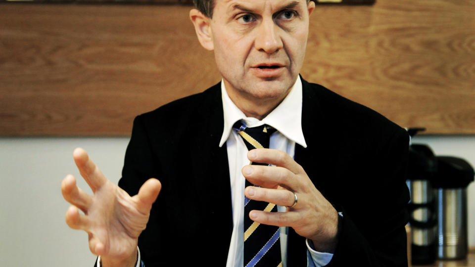 Oslo 20091106. Erik Solheim. Klimaintervju.
Foto: Steinar Buholm / Dagbladet.