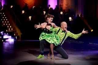ELSKER JIVE:  Triana fikk ti poeng av Karianne Gulliksen for sin jive. Foto: Eirik Helland Urke