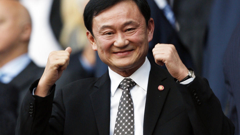 TIDLIGERE CITY-EIER: Thaksin Shinawatra. Foto: AFP PHOTO/SCANPIX/ADRIAN DENNIS