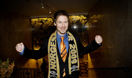 AAFK I HJERTET: Amund Skiri spilte sin f�rste kamp for AaFK i 1997. Bortsett fra et kort opphold i VIF har han v�rt der siden, uten � vinne noe. F�r i dag. 
Foto: Jon-Michael Josefsen / Scanpix