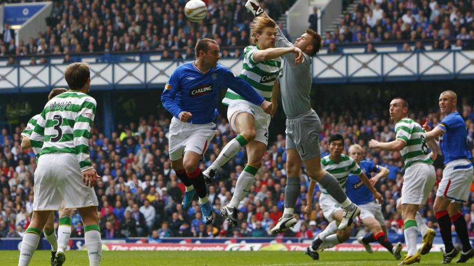 KLASSISK OPPGJ�R: Rangers og Celtic i h�stens �Old Firm� - oppgj�ret mellom de to store Glasgow-klubbene - p� Ibrox 4. oktober. Foto: David Moir, Reuters/Scanpix