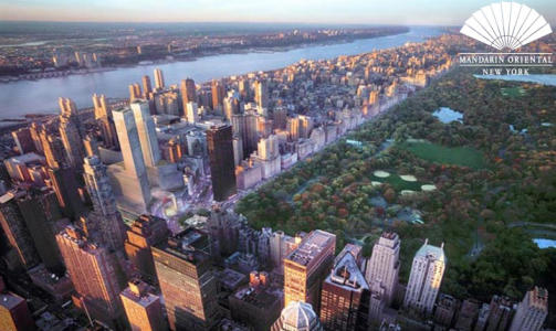 UTSIKTEN:  De beste hj�rnesuitene har utsikt over Central Park og Manhattan. Foto: Mandarin Hotels