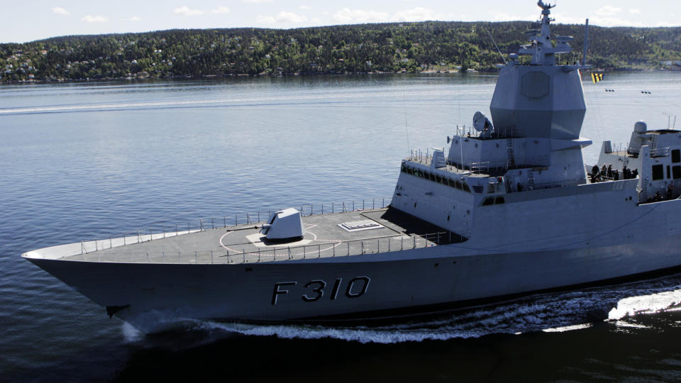 SKAL BEKJEMPE PIRATER: KNM Fridtjof Nansen dro i sommer til farvannet utenfor Somalia for � bist� EU-styrken i kampen mot sj�r�vervirksomheten i omr�det.
Foto Cornelius Poppe / SCANPIX