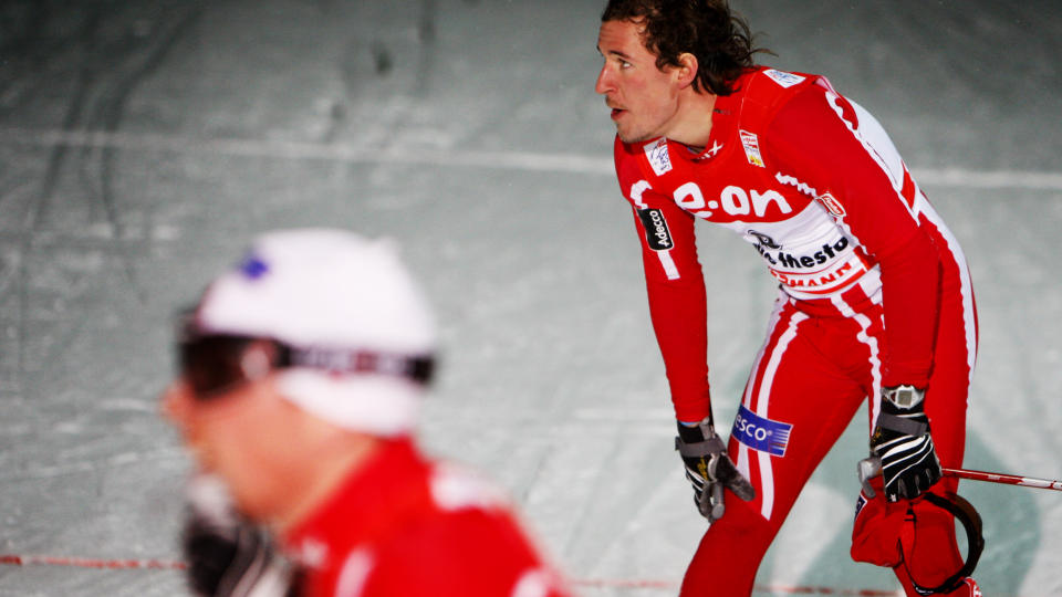 VANT SPRINTEN: Simen �stensen og Petter Northug snublet. Dermed kunne Jon Kristian Dahl p� det n�rmeste kontrollere inn seieren p� Beitost�len. Her fra Nove Mesto i Tsjekkia tidligere i �r. Foto: H�kon Mosvold Larsen / SCANPIX