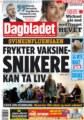 SAMMENLIKNER MED DAGBLAD-SAK: Direkt�r ved Folkehelseinstituttet Geir Stene-Larsen mener medlemmene av direkt�rstaben har gjort det helsemyndighetene har advart mot, � snike i k�en. Faksimile Dagbladet