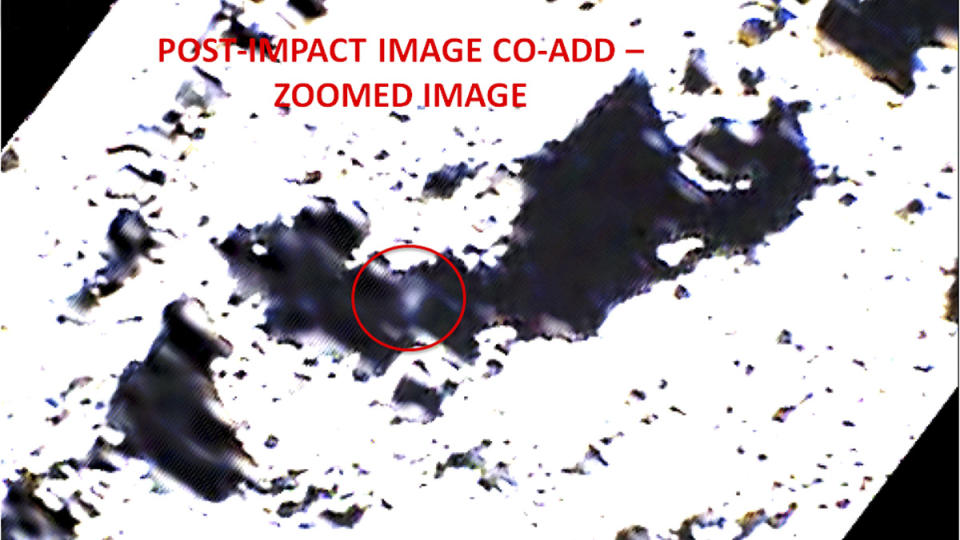 FANT IS HER: P� m�nens s�rpol. Foto: NASA