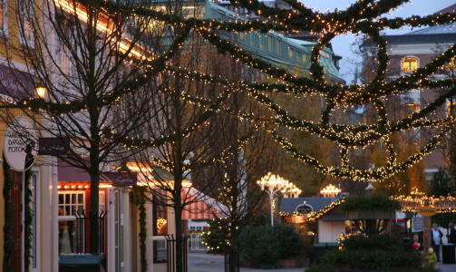JULESTEMNING:  Liseberg har kj�pt eget vindkraftverk for � lyse opp parken.