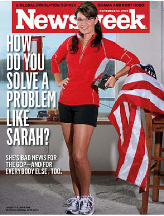 SEXISTISK? Sarah Palin liker ikke denne forsida.