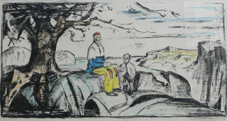 STJ�LET: Litografien �Historien� av Edvard Munch.