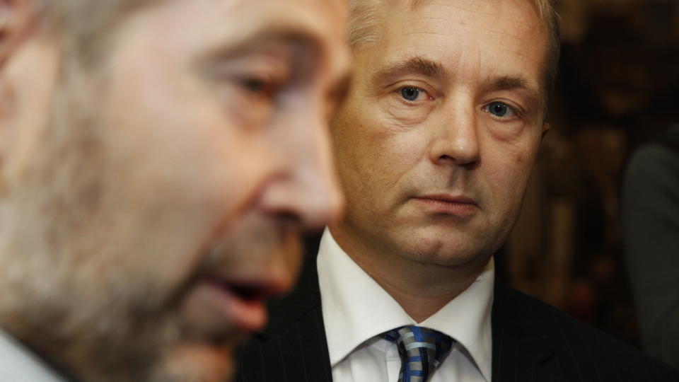 KLAR TALE: Justiminister Knut Storberget var klar i talen om sine forventinger til politiet da han talte under landsm�tet til Politiets Fellesforbund i dag. 
Foto: HANS ARNE VEDLOG