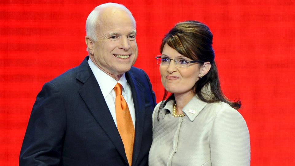 I VALGKAMPEN: Sarah Palin var John McCains visepresidentkandidat. Foto: EPA/LARRY W. SMITH/Scanpix