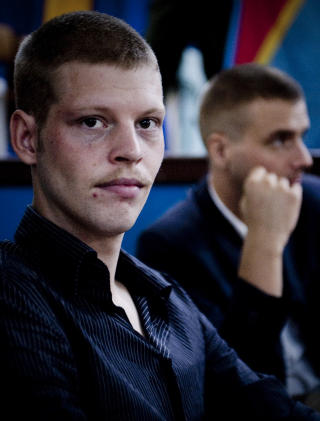 TROR DE BLIR D�MT: Joshua French og Tjostolv Moland er ikke i tvil. Foto: �istein Norum Monsen
