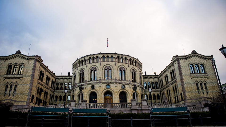  P� FORMIDDAGEN:  Den siktede i i forbindelse tyveri av Munch-kunst, ble p�grepet inne i Stortinget i forrige uke. Foto: H�KON EIKESDAL/DAGBLADET.