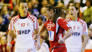 L�PSMASKIN: Camilla Herrem scoret tre kontrings- og ett ankomstm�l f�r pause.