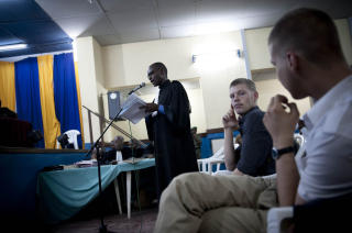 PROSEDERTE FOR FRENCH Forsvarsadvokat Guillaume Likwela. Foto: �istein Norum Monsen / Dagbladet