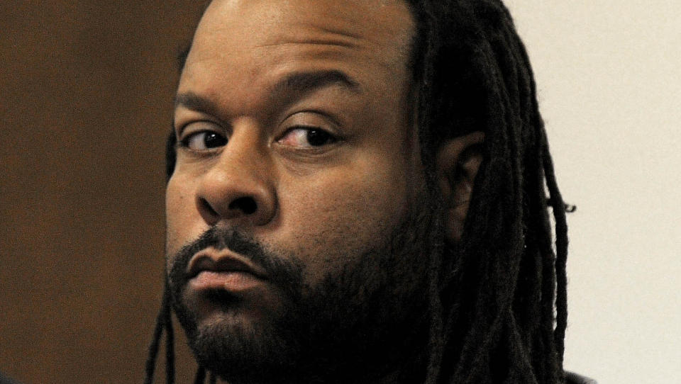 DREPTE SIN S�NN: Jamar Pinkney (37) Foto: AP Photo/Detroit Free Press/Patricia Beck/Scanpix