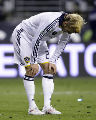 SKUFFET: Tung dag p� jobb for David Beckham. Foto: Scanpix