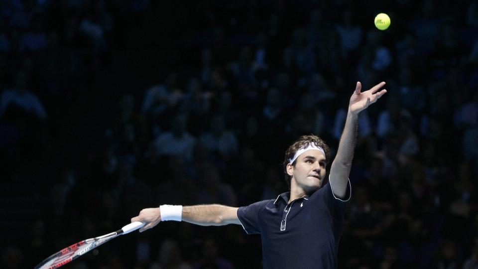 VANT TIL SLUTT: Etter � ha tapt f�rste sett mot Fernando Verdasco, slo toppseedede Roger Federer tilbake og tok seieren. Foto: Scanpix