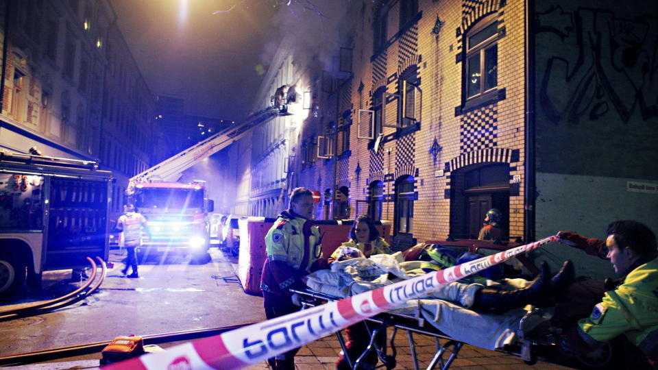 SEKS D�DE: Seks personer mistet livet i brannen i Urtegata i Oslo 13. desember i fjor. Foto: Frank Karlsen