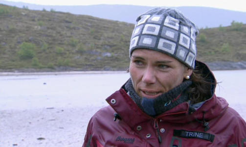 - JEG BARE JATTET MED, sier Trine Alsgaard. Hun sier avstemningsresultatet ikke var uventet. - Det er et spill, sier hun. Foto: TVNORGE
