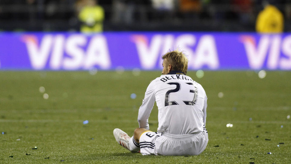 ASTMAPLAGET: David Beckham trekker fram Paul Scholes som eksempel p� en som har klart seg bra tross astmaplager. Beckham returnerer snart til Milan. Foto: Scanpix/Reuters/Robert Sorbo