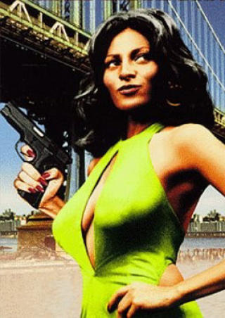BLAXPLOITED:< Pam Grier som Foxy Brown i �Foxy Brown� (1974).