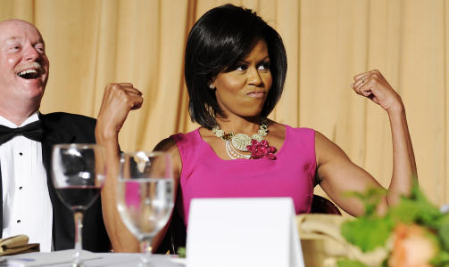 KOMMER: Michelle Obama er ventet til Oslo.