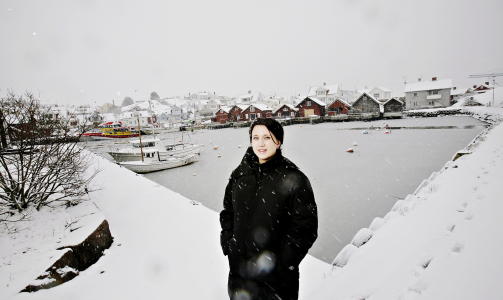KRIMSUKSESS: Krimforfatter Camilla L�ckberg har hatt stor suksess med sine b�ker fra hjembyen Fj�llbacka. Til v�ren er hennes nyeste roman �Fyrvokteren� hovedbok i Bokklubben Nye B�ker. Foto: Kristian Ridder-Nielsen / Dagbladet
