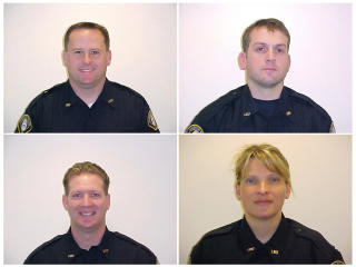 DREPT P� KAFFEBAR: Greg Richards, Mark Renninger, Tina Griswold og Ronald Owens ble skutt og drept mens de gjorde papirarbeid. Foto: REUTERS/Pierce County Sheriff Department/Scanpix