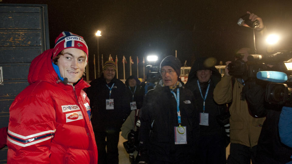 M� IKKE REKLAMERE: Strenge OL-regler gj�r at Petter Northug ikke kan reklamere for sin private sponsor Red Bull. Foto: John T. Pedersen/Dagbladet