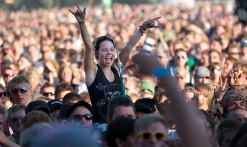 INGEN �KONOMISK SUKSESS: Hovefestivalen inntil konkursen.