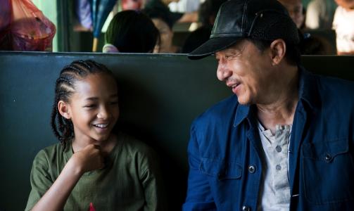 SLITER: Karakteren Dre sliter i Kina, helt til han f�r hjelp av vaktmesteren - spilt av Jackie Chan. FOTO: SONY PICTURES