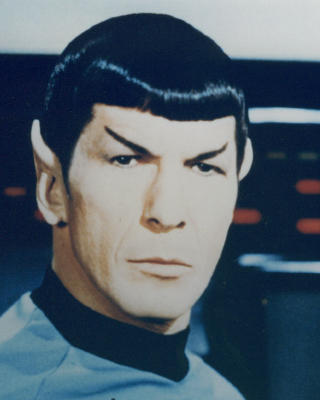 ALIAS SPOCK: Obama sammenlignes n� av flere kommentatorer med rollefiguren Spock fra serien Star Trek. Her er Spock Leonard Nimoys skikkelse.