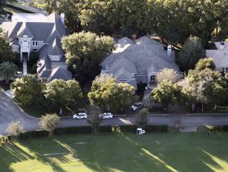 HER KRASJET HAN: Woods sin ferd fra luksusvillaen i Windermere var over etter bare noen titalls meter. Foto: AP/Gourav Mukherjee