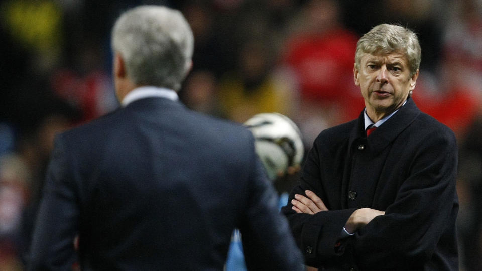 EKSTREMT D�RLIG TAPER: Arsene Wenger ville ikke takke for kampen i g�r. REUTERS/Phil Noble