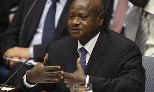 FORD�MMER HOMOFILE: Ugandas president Yoweri Museveni har sagt at homofili er et brudd med Guds plan. FOTO: SCANPIX