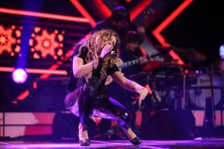 ROCKA:  Lise fikk mange gode tilbakemeldinger fra dommerne etter framf�relsen av sin andre l�t. Foto: Marius Gulliksrud/ STELLA PICTURES