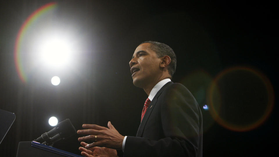 TIL OSLO TORSDAG: Barack Obama. Foto: REUTERS/Jim Young/Scanpix