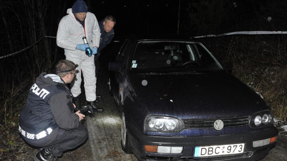 SKUTT OG DREPT: En mann som av politiet forel�pig er identifisert som en 37 �r gammel norsk mann ble skutt og drept i Ytre Enebakk i dag. Foto: John T. Pedersen/Dagbladet