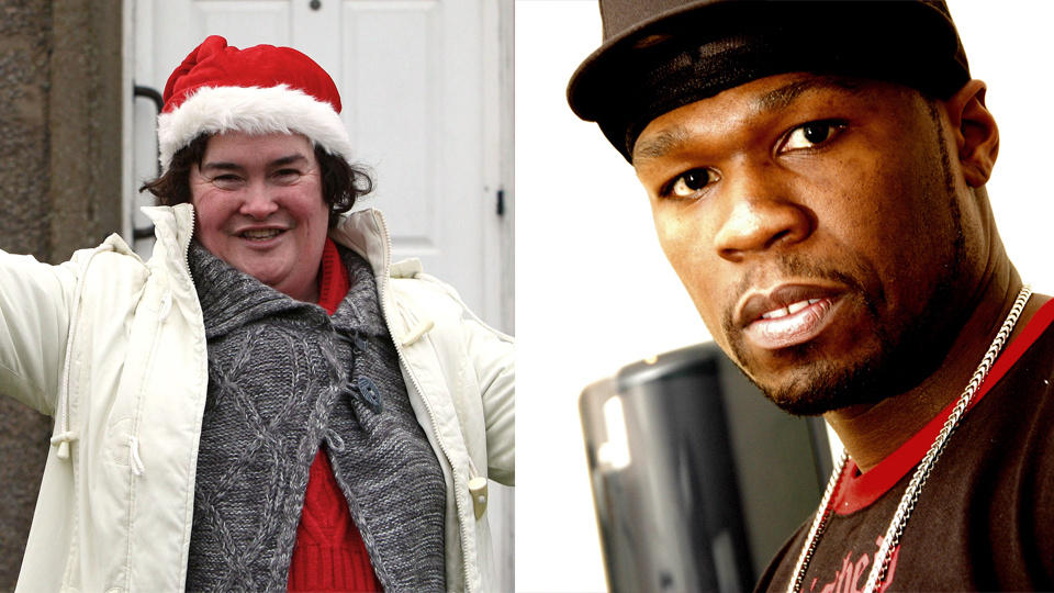 STOR FAN: Rapperen 50 Cent tror han og Susan Boyle garantert ville laget en hit. Foto: P�L NORDSETH/DAGBLADET/SCANPIX