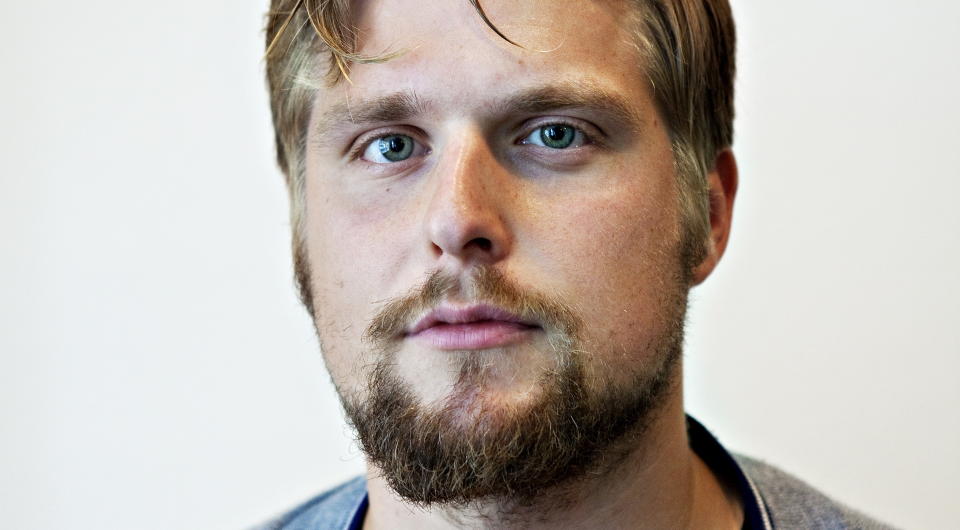 DEBUTANT: Forfatterdebutant Eivind Hofstad Evjemo er f�rst ut i Cappelen Damms nye serie med 20 forfattere under 30 �r. Foto: Nina Hansen / Dagbladet