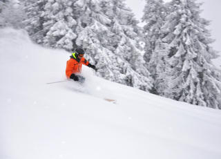 KVITFJELL: Utmerkede forhold i og utenfor l�ypene. Foto: Espen Haakenstad