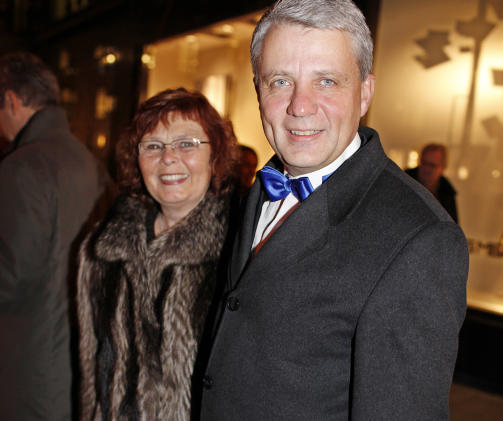 Dagfinn H�ybr�ten og kona Jorunn. Foto: SCANPIX