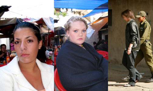 FOR RETTEN: Madeleine Rodriguez (23), Stina Brendemo Hagen (19) og en 19-�ring fra Lillesand m�tte i dag for retten i Cochabamba, Bolivia, tiltalt for � ha fors�kt � smugle 22,5 kilo kokain ut av landet. Saken ble utsatt.