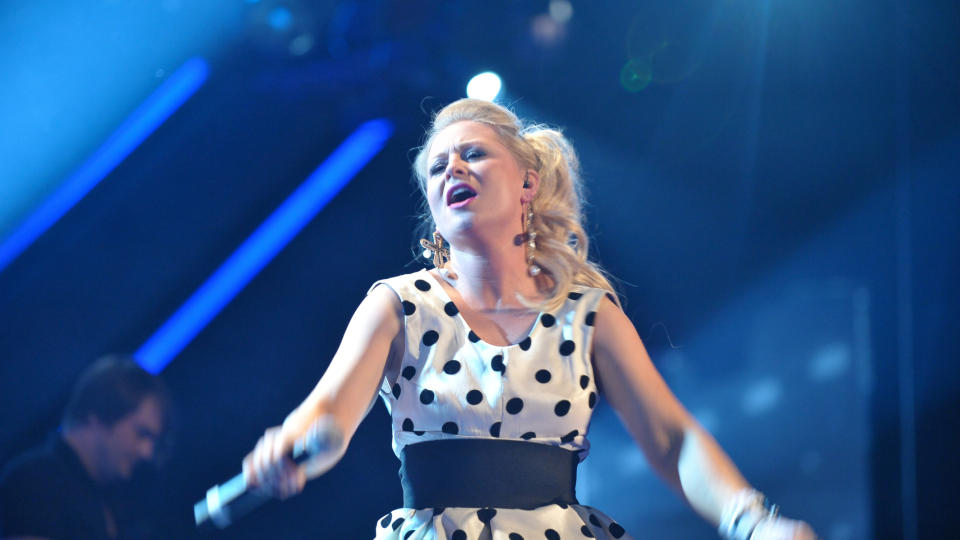 NESTEN HELT TIL FINALEN: Men i kveld bestemte TV-seerne at Mari Lorentzen skulle forlate X factor. Foto: STELLA PICTURES